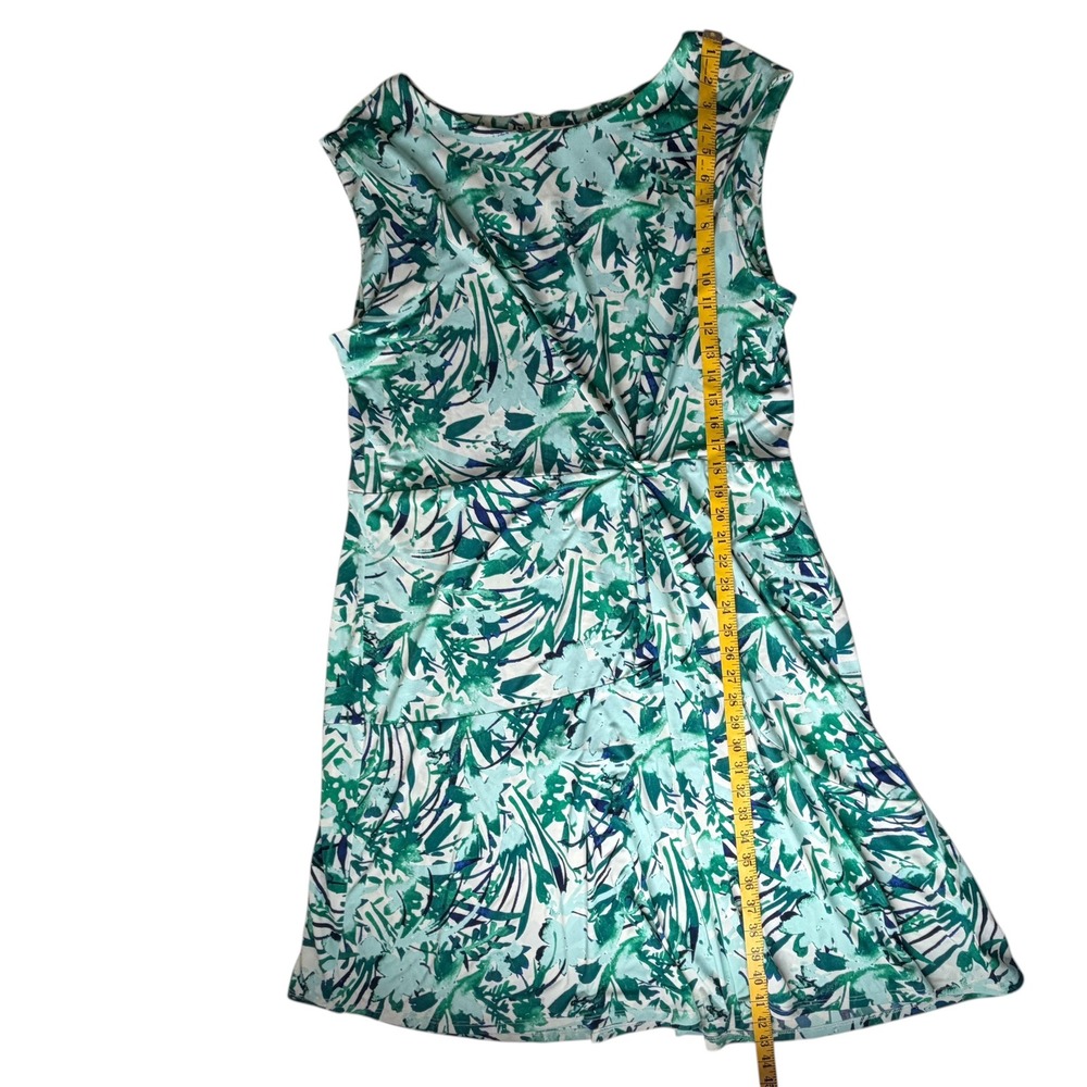 Lane Bryant Tropical Floral Twist Front Sheath Dress Size 22/24 Stretch Resort - Picture 8 of 10